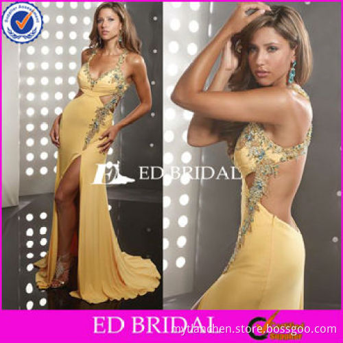 Maxi Furcal sexy Long Beaded Appliqued Evening Prom Dress sweetheart